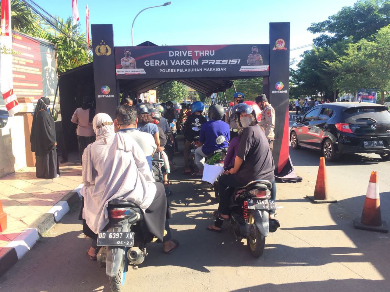Vaksinasi Pelabuhan Makassar Diminati  Masyarakat