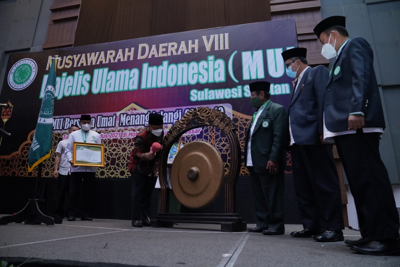AGH Najamuddin Abduh Shafa Terpilih Jabat Ketua MUI Sulsel