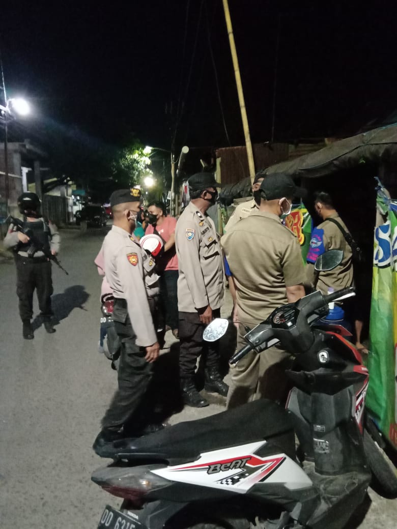 Polres Pelabuhan Makassar Terus Lakukan Patroli PPKM Level IV