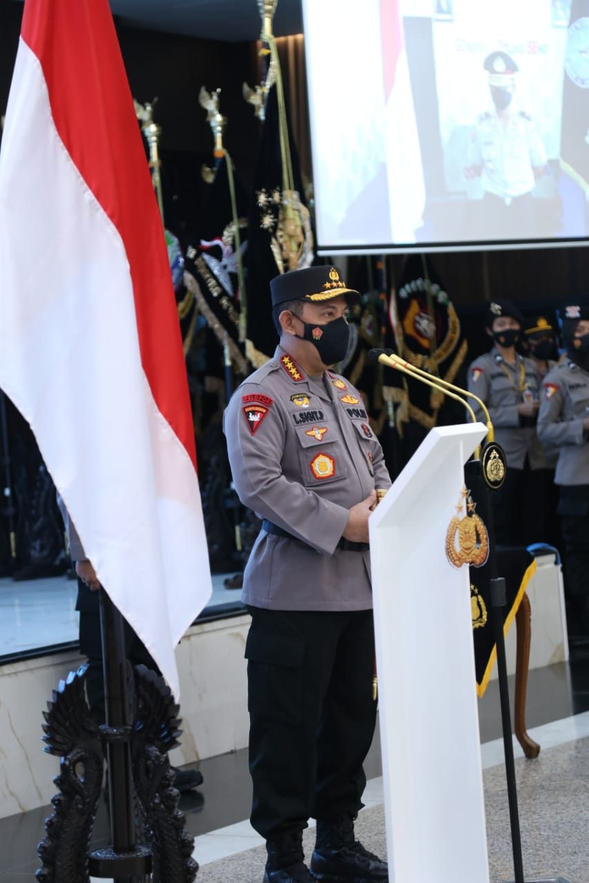 Kapolri Lantik Sejumlah Pati Polri