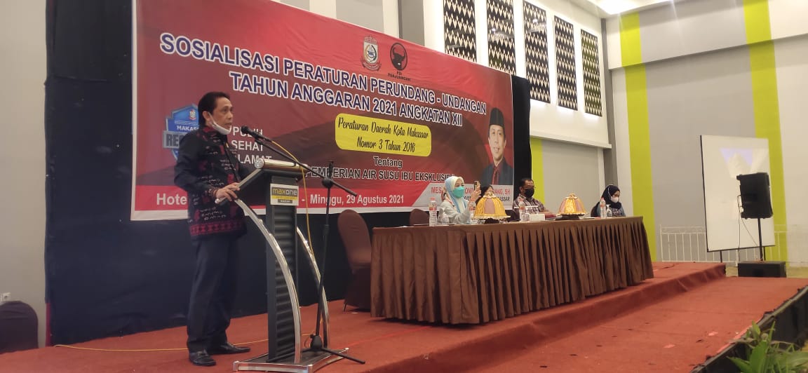 Turunkan Angka Stunting di Makassar, Mesakh Sosialisasikan Perda ASI Eksklusif