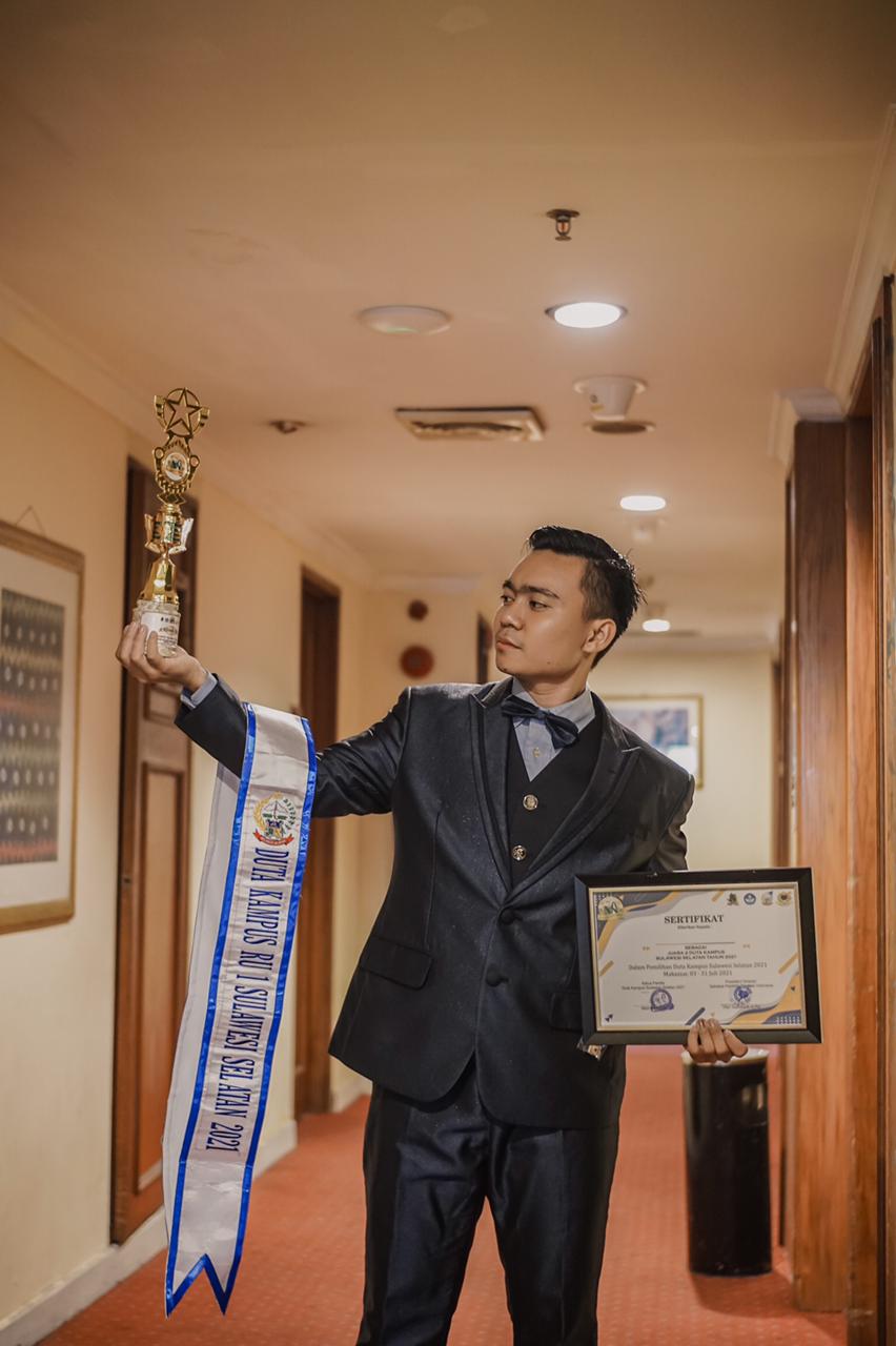 Zul Kipli, Runner Up 1 Duta Kampus Sulsel 2021 ke Tingkat Nasional 2022