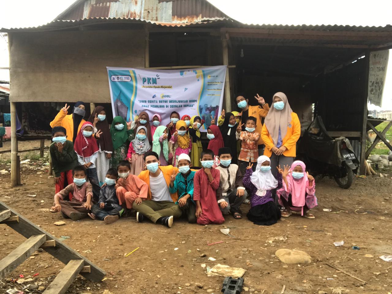 PKM Mahasiswa UNM Wujudkan Mimpi Anak Pemulung di Sekolah Impian