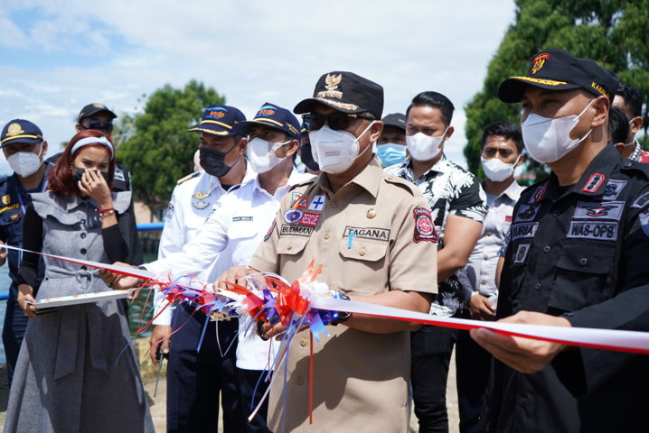 Budiman Resmikan Penyeberangan Perdana KMP Opudi