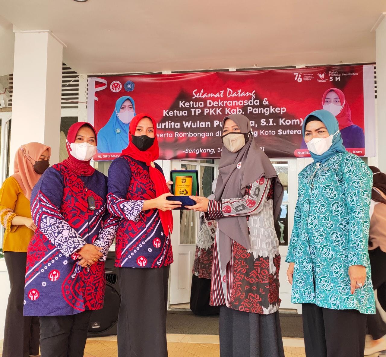 Dekranasda Pangkep Kunker ke Wajo