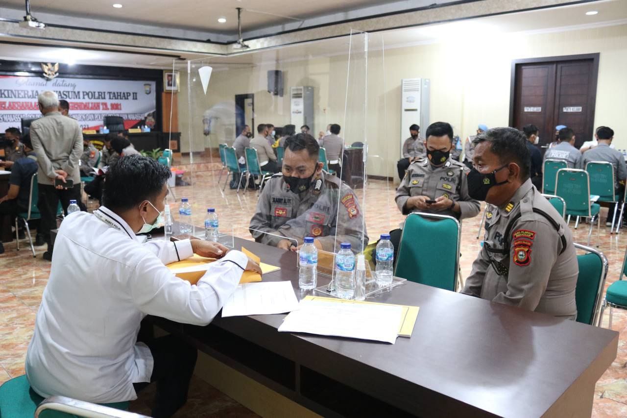 Polres Pelabuhan Makassar Ikuti Audit Kinerja Itwasum Polri tahap II tahun 2021