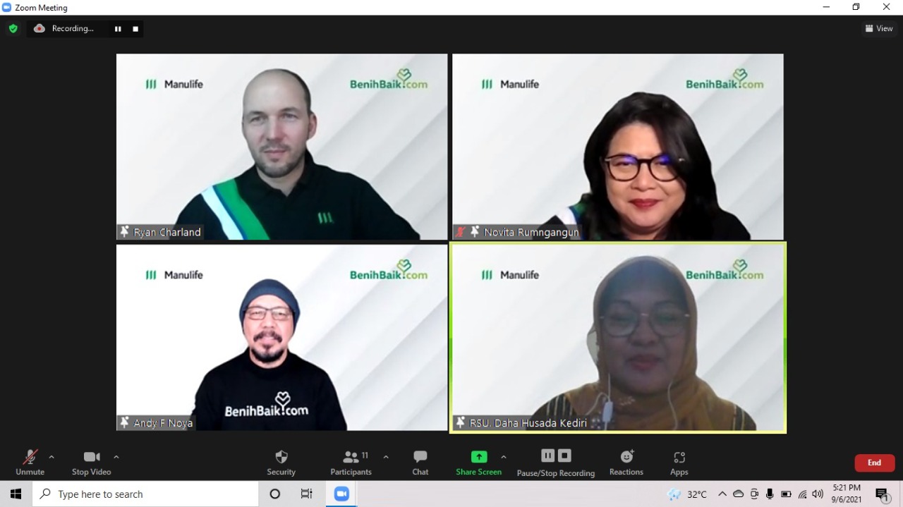 Manulife Indonesia Peduli Penanganan Covid-19