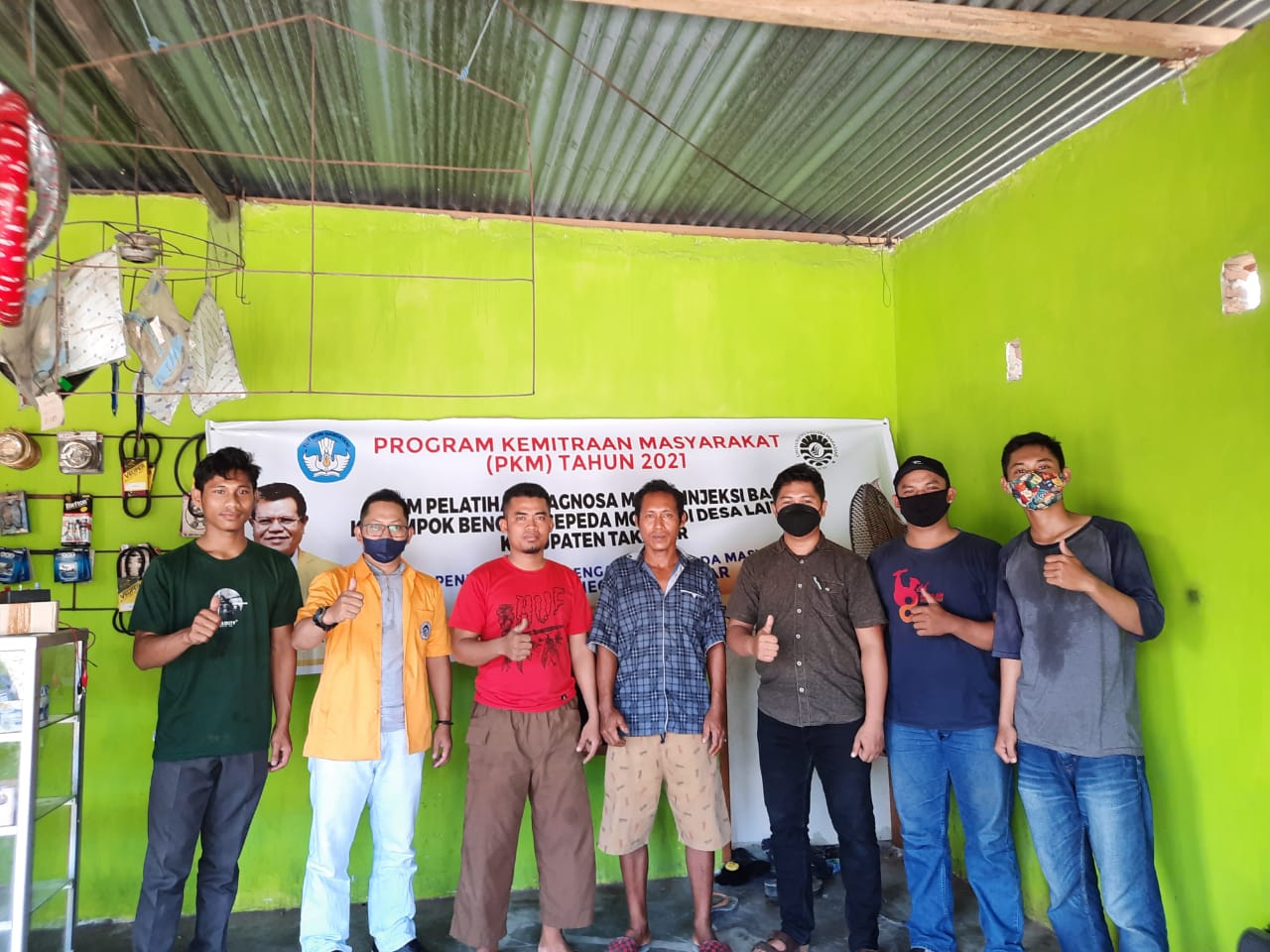 Tim PKM Dosen Pendidikan Teknik Otomotif  UNM Beri Pelatihan Diagnosa Motor Injeksi