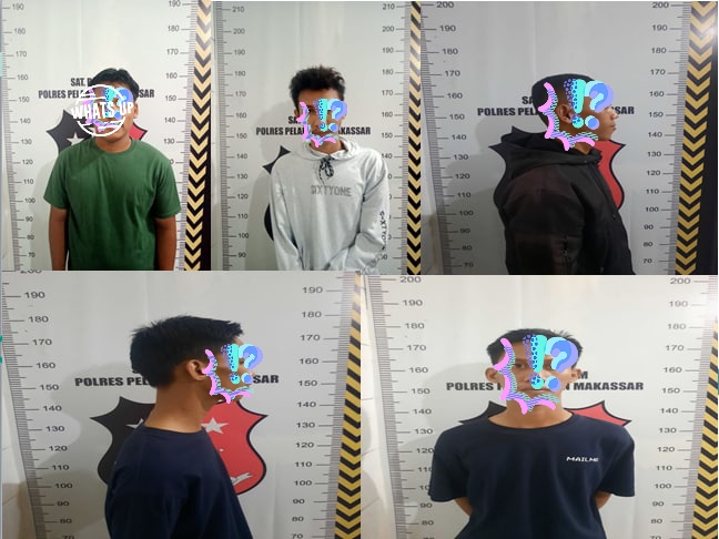 Satreskrim Polres Pelabuhan Makassar Tangkap Komplotan Pencuri Handphone