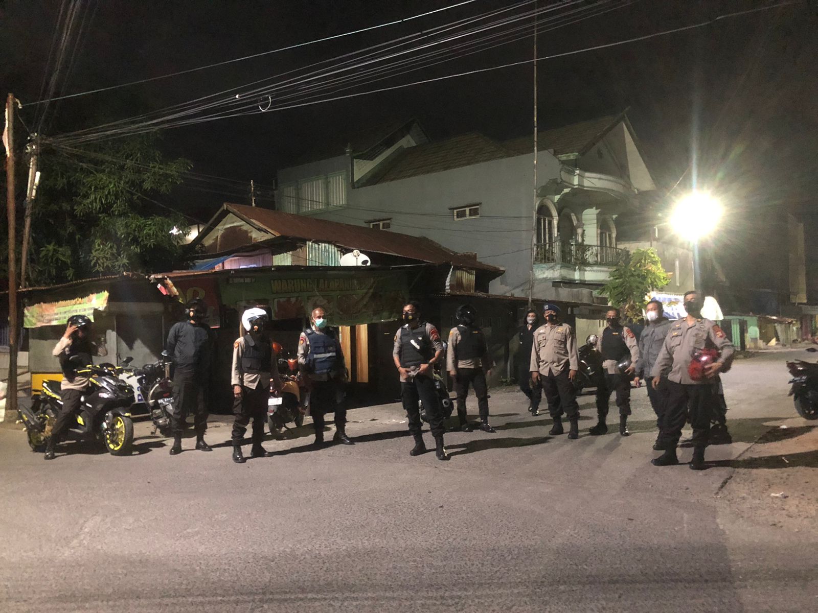 Tim BKO Polres Pelabuhan Makassar Rutin Patroli Malam