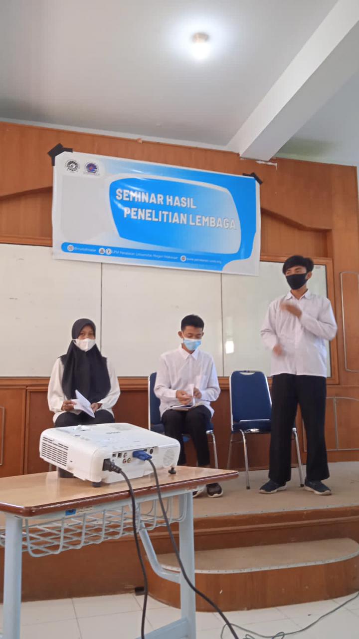 LPM Penalaran UNM Gelar Seminar Hasil dan Proposal Penelitian