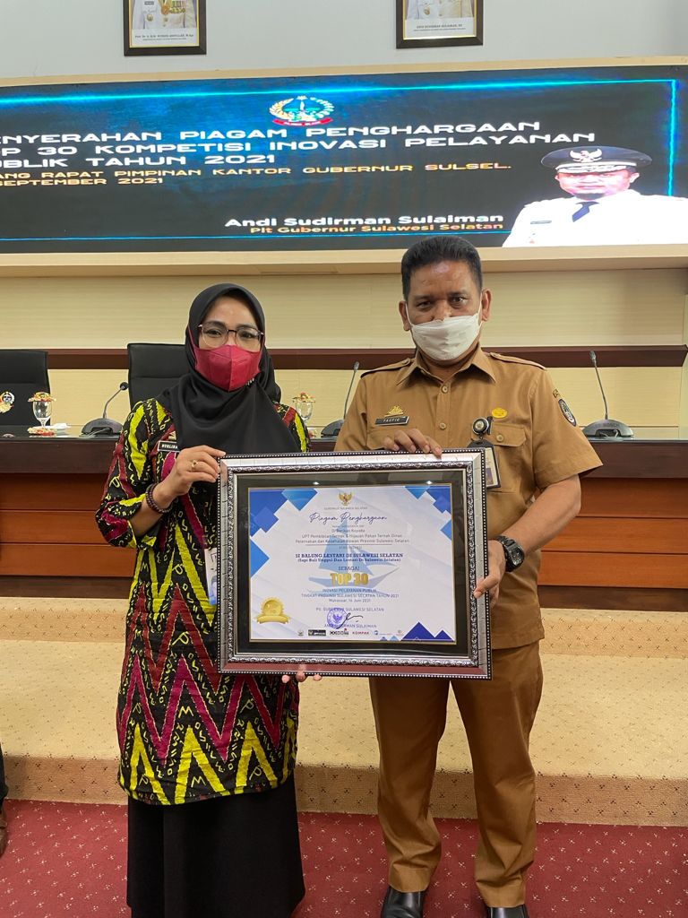 Si Balung Lestari Raih Penghargaan Top 30 Inovasi Pelayanan Publik