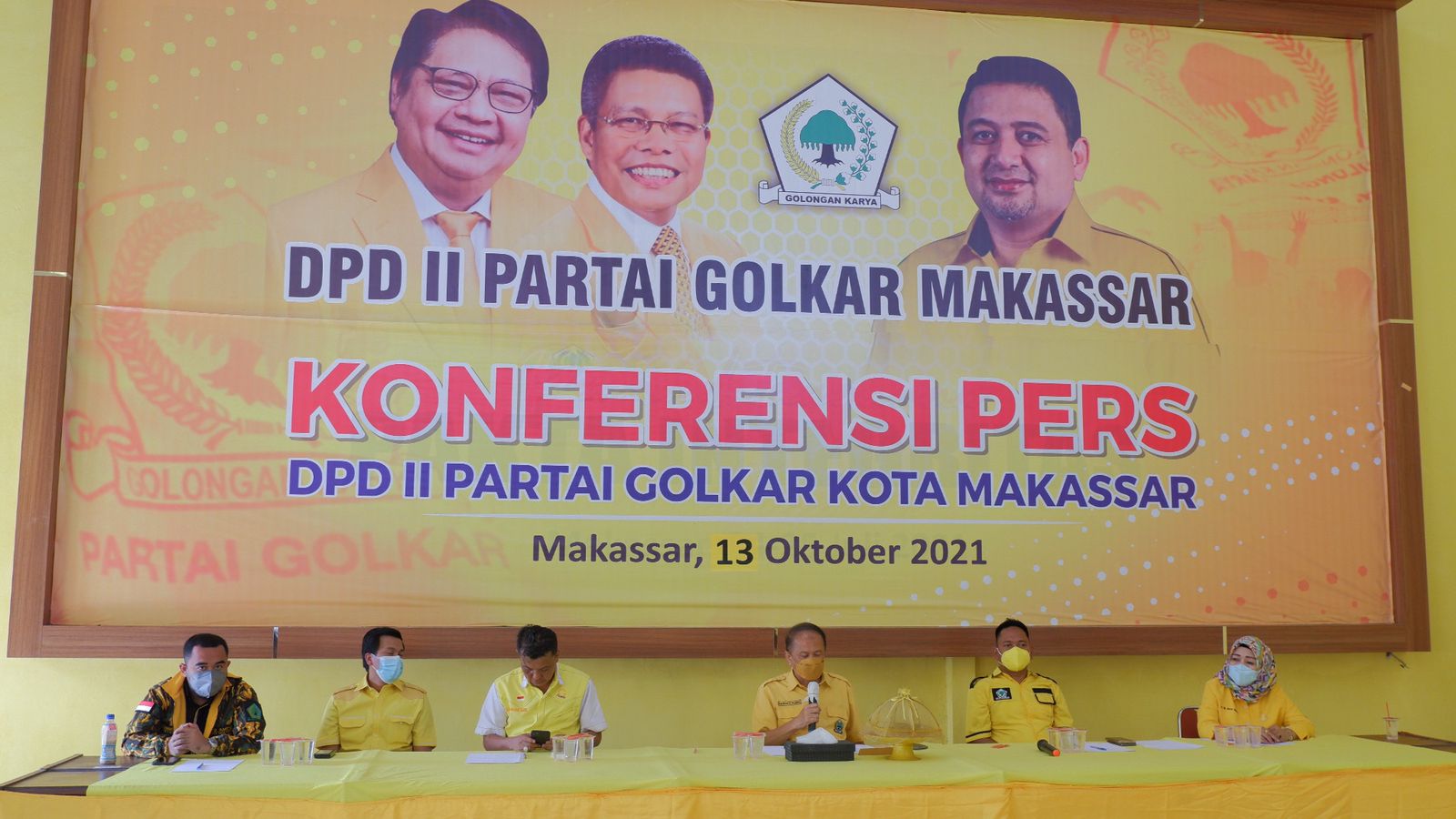 Irianto Sekretaris Golkar Makassar, Appi tak Hadir
