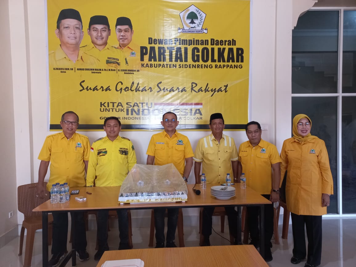 Golkar Sidrap Gelar Tasyakuran dan Bakti Sosial