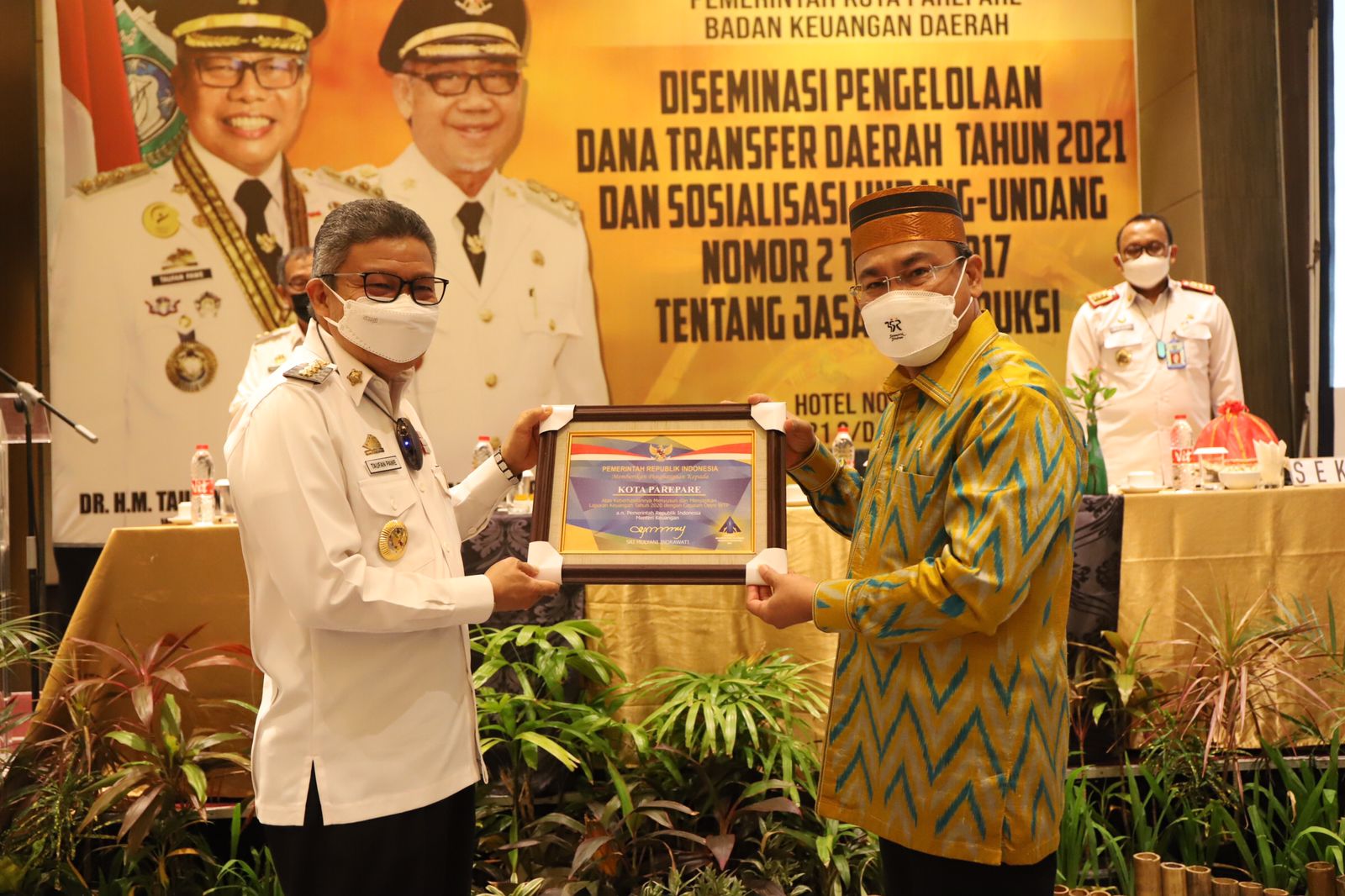 TP Terima Penghargaan Dari Menteri Keuangan Sri Mulyani