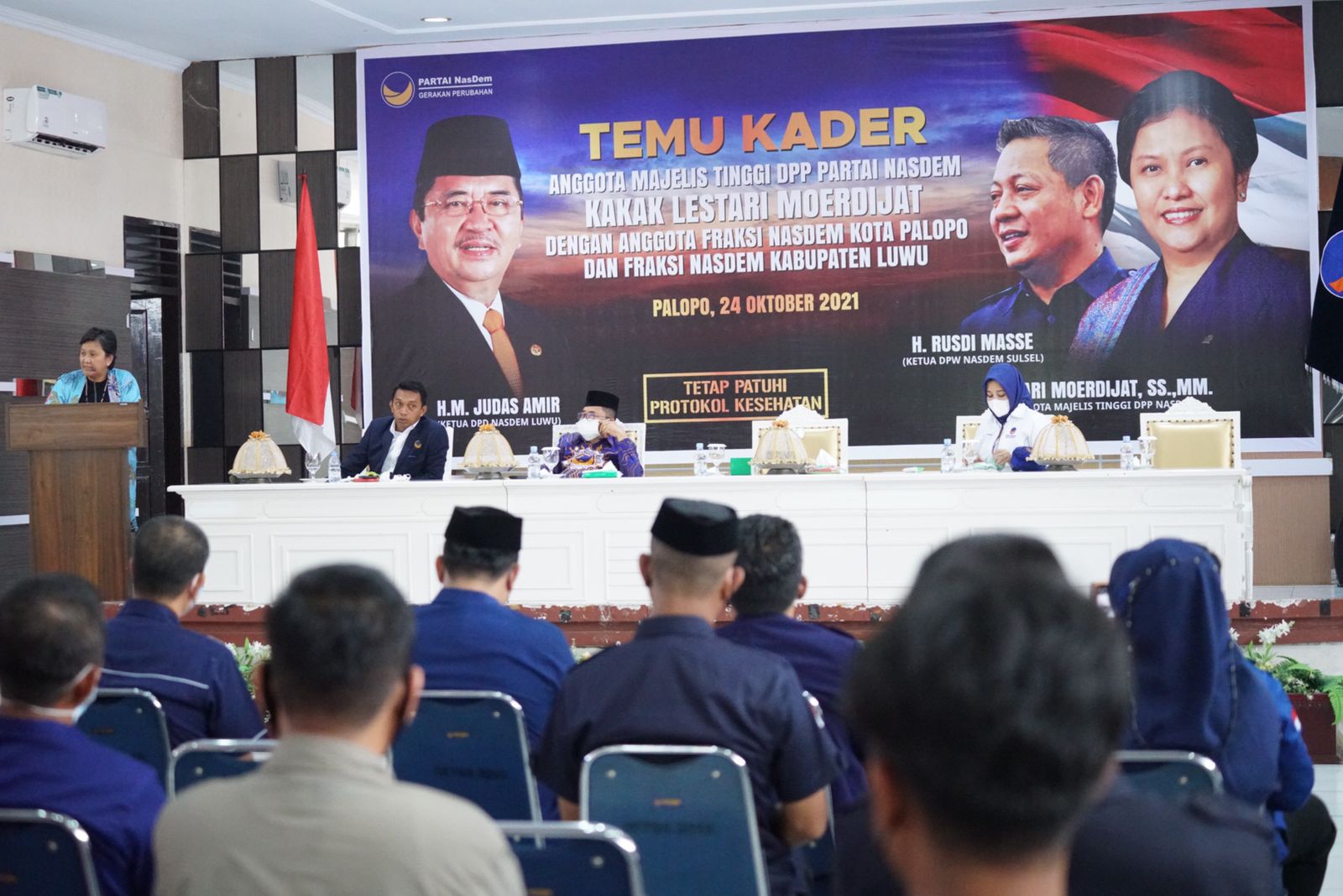 Lestari Moerdijat Bakar Semangat Kader NasDem di Palopo