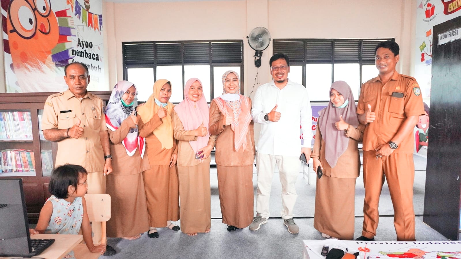 Muzayyin Tinjau Fasilitas Sekolah di Kecamatan Marusu