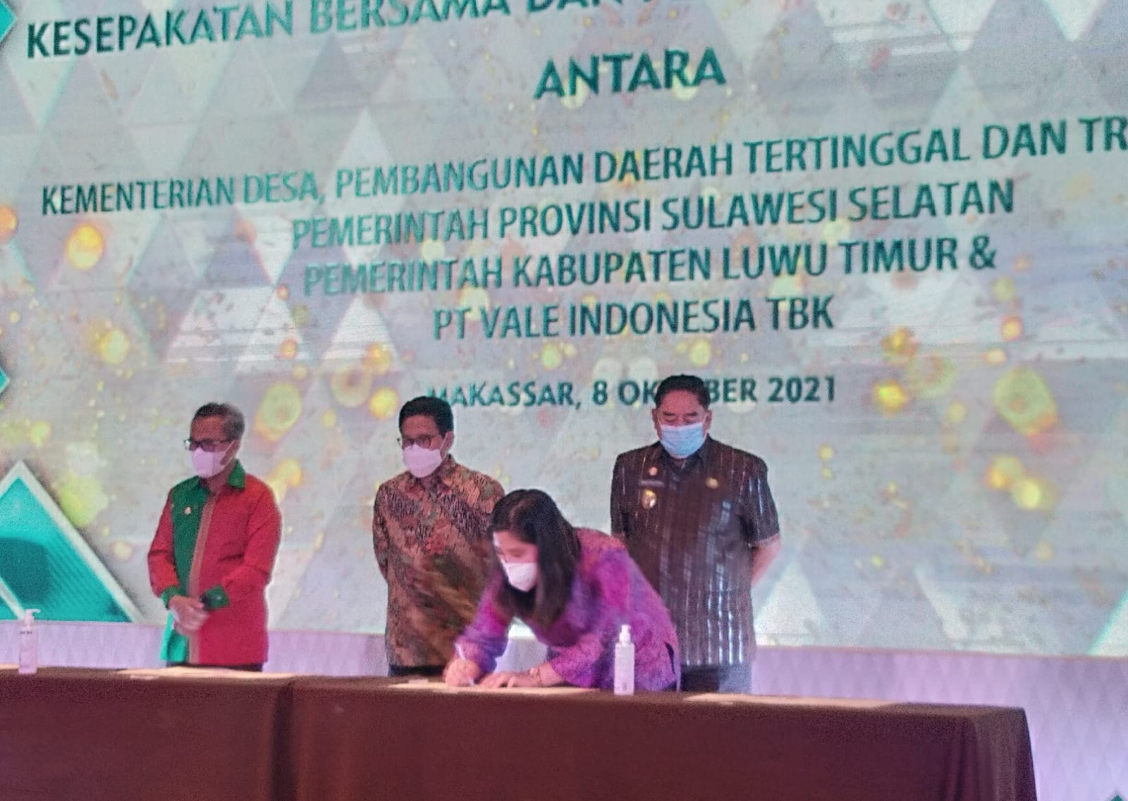 Mandirikan Masyarakat Desa di Lutim, PT Vale Indonesia Tandatangani PKS dan PKB