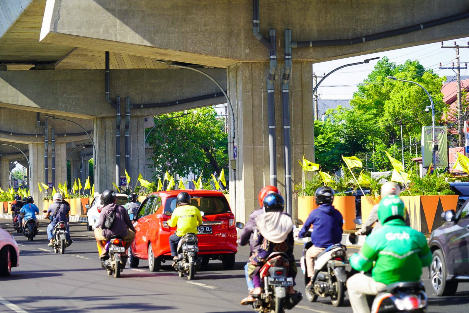 Jelang Rakorda, AMPG Sulsel Kuningkan Jalan Pettarani