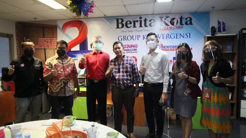PT GMTD berkunjung ke kantor BKM di Lantai III Gedung Graha Pena