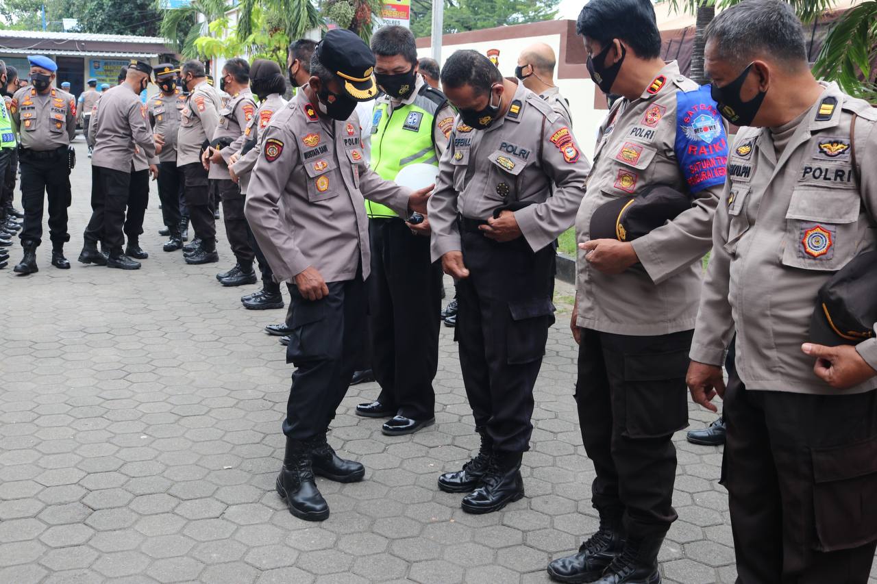 Wakapolres Pelabuhan Makassar Pimpin Gaktibplin