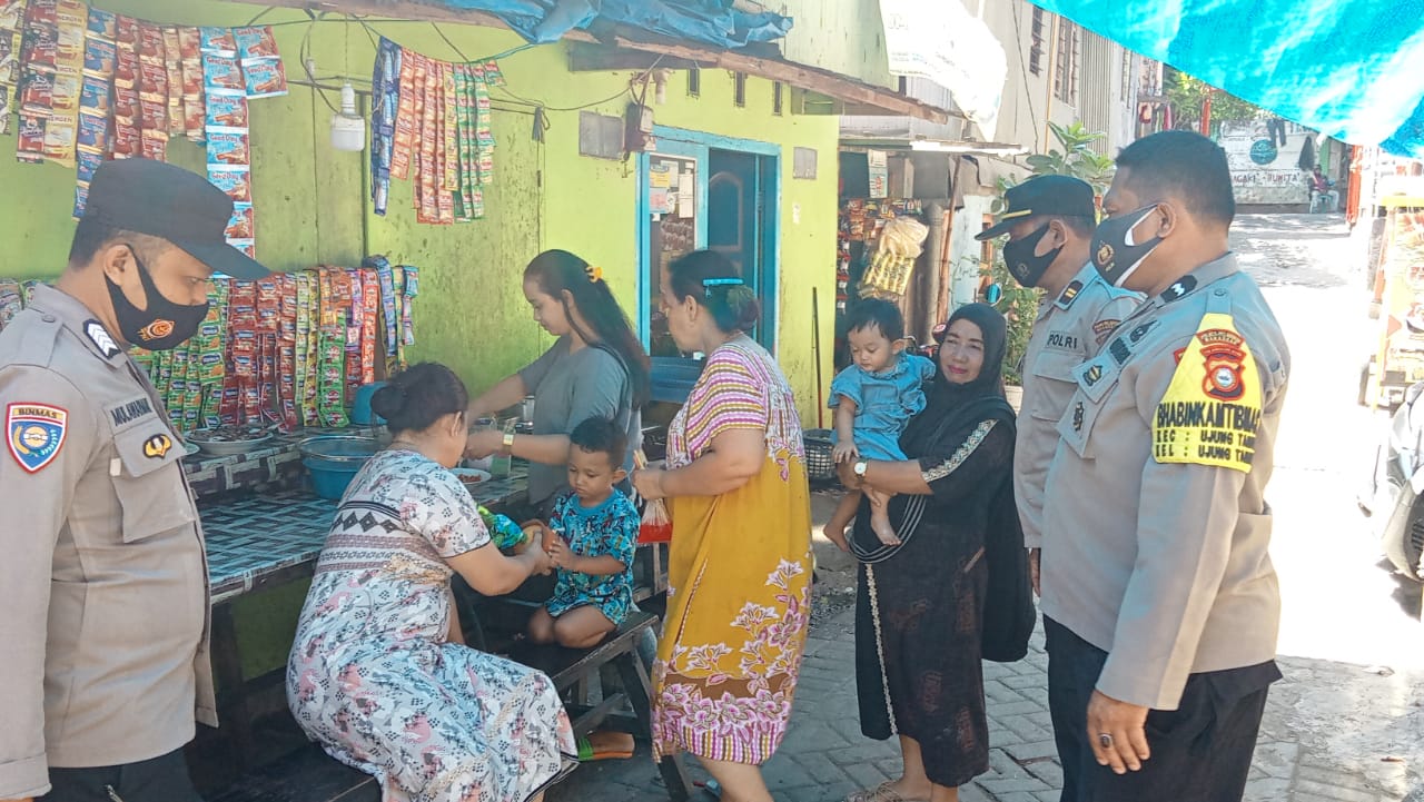 Cegah Perang Kelompok, Unit Binmas Polsek Ujung Tanah Gelar Binluh