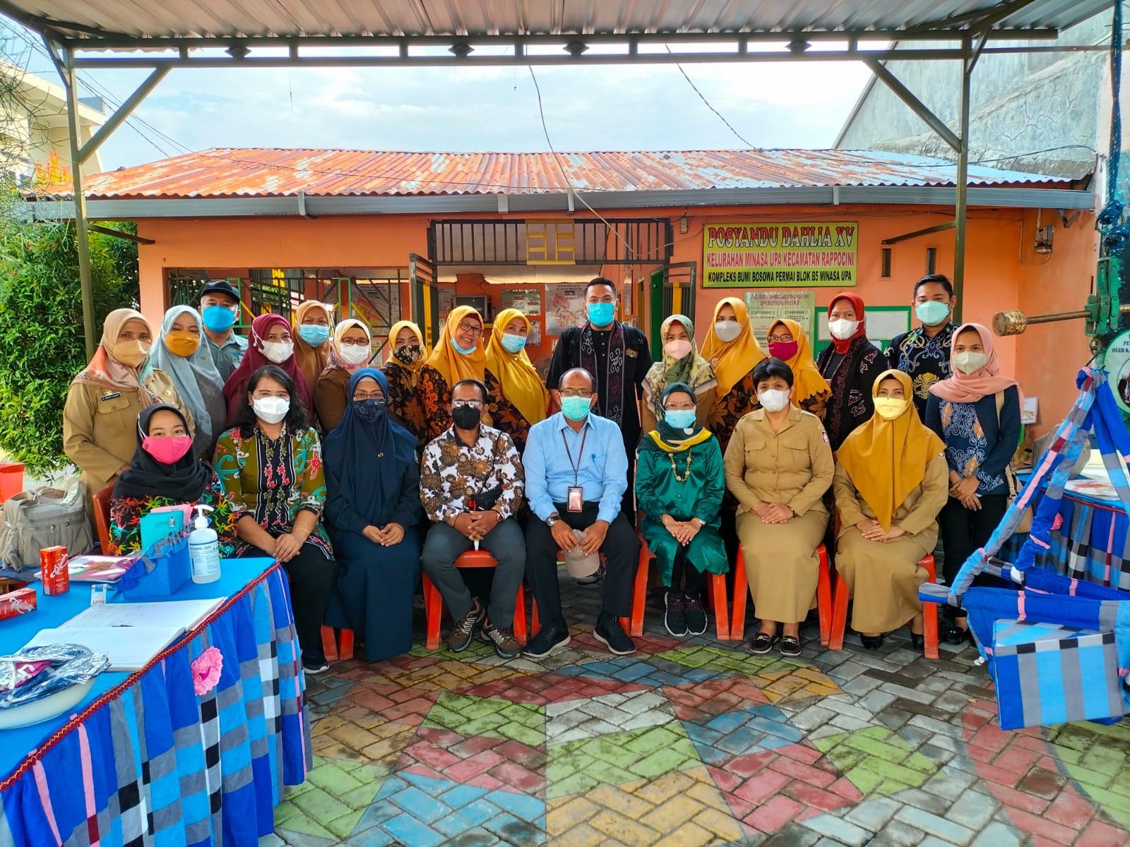 Rombongan Studi Banding Pemprov Kaltara Kunjungi Posyandu Dahlia XV ORW 015 Minasa Upa