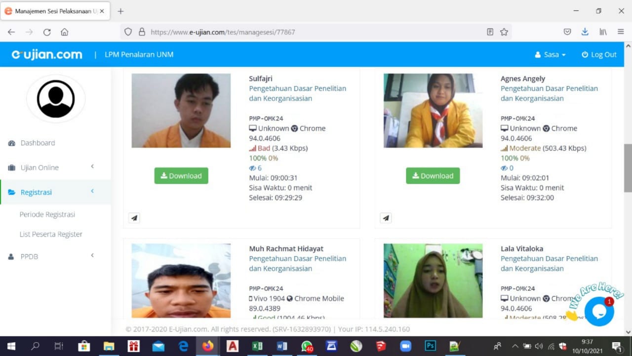 374 Calon Peserta PMP-OMK XXIV LPM Penalaran UNM Ikut Tahapan Seleksi Secara Daring