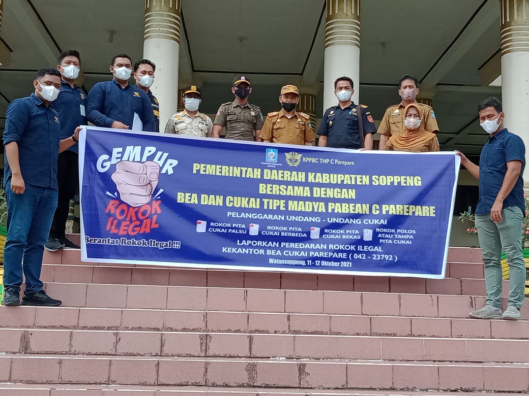 Bea Cukai Gempur Rokok Ilegal