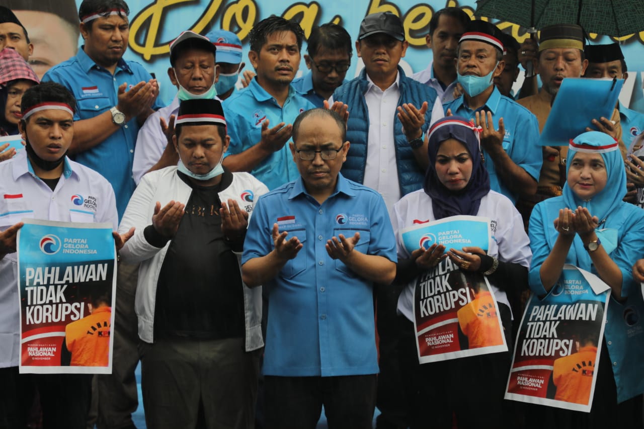 Hujan Iringi Doa Kader Gelora Sulsel