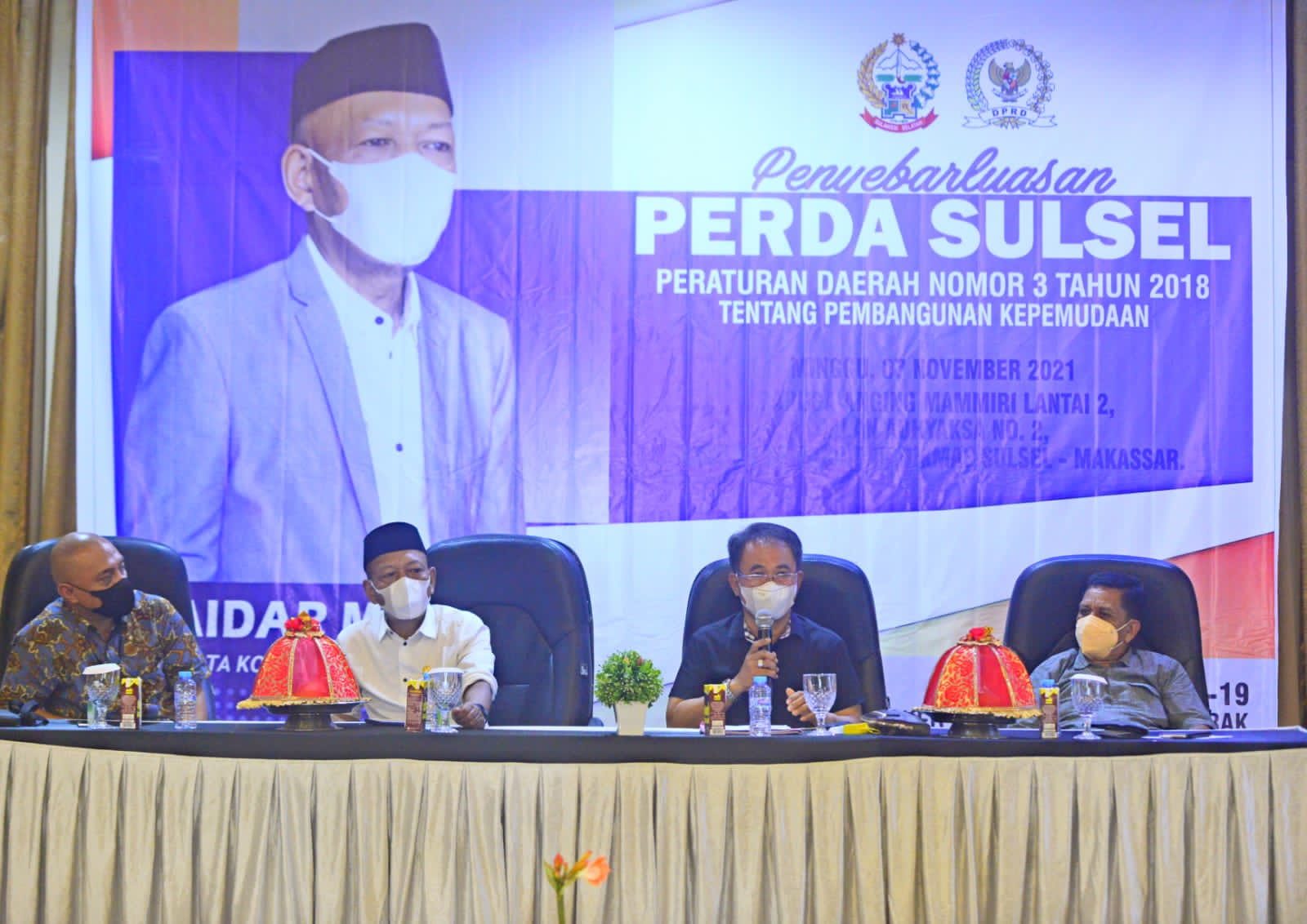 Haidar Hadirkan RW 9 Sosialisasi Perda Kepemudaan