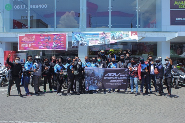 HAI Uji Ketangguhan Skutik Adventure Honda