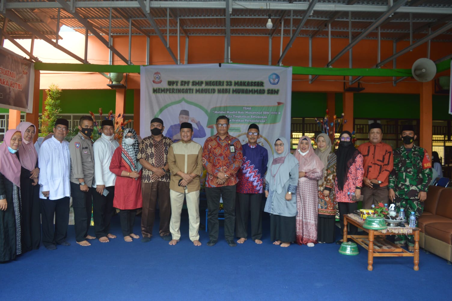 SMPN 33 Makassar Gelar Maulid
