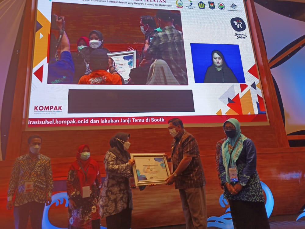 Andi Sudirman Apresiasi  Inovasi Peningkatan Kualitas Pelayanan Publik. Bupati Bantaeng dan Pangkep Terima Penghargaan