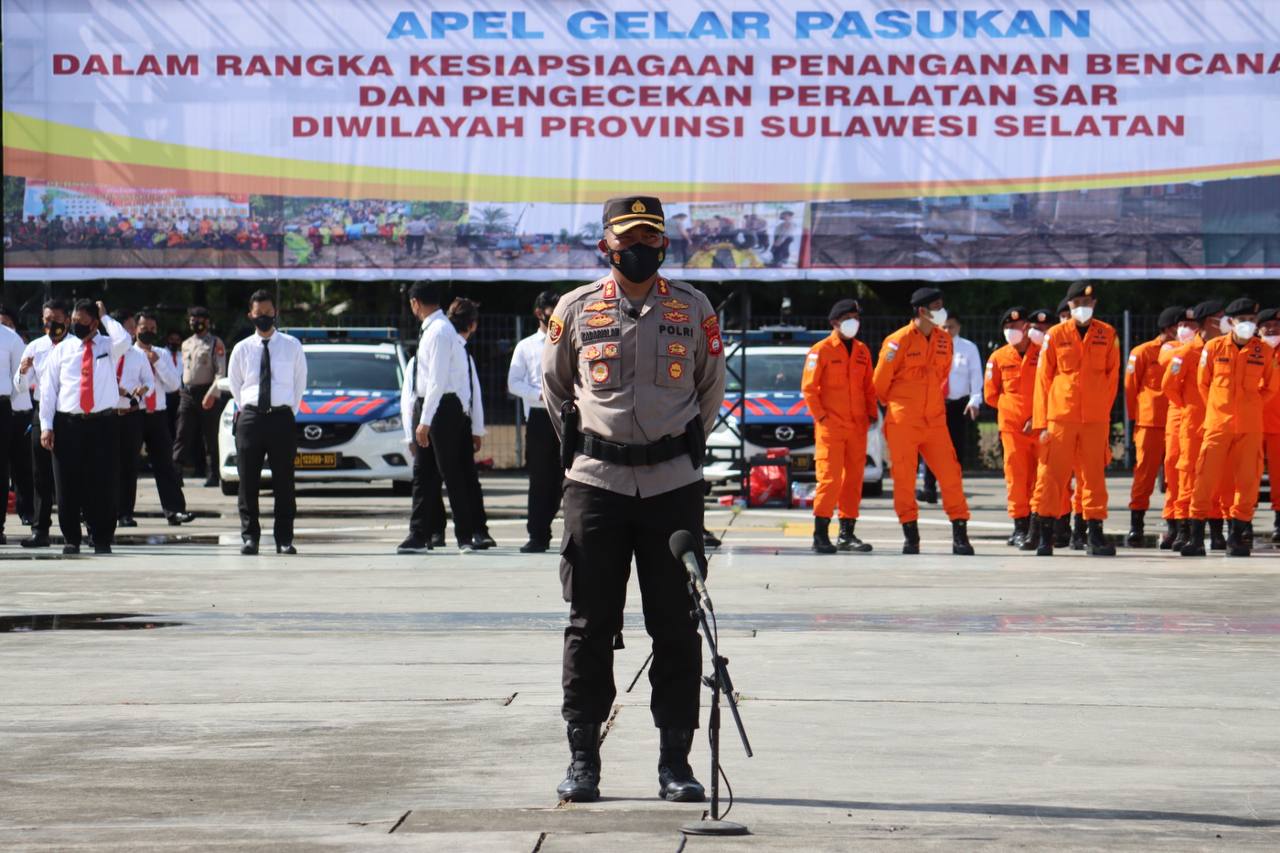 Kapolres AKBP Kadarislam  Komandan Upacara Pasukan Kesiapsiagaan