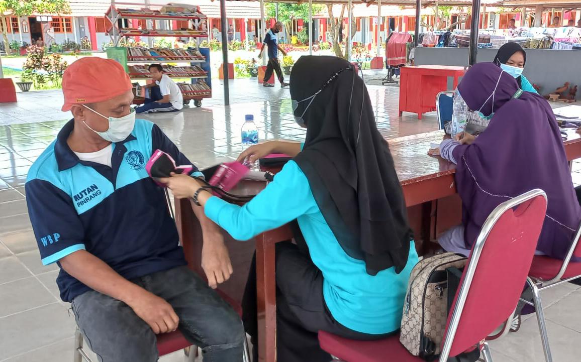 Vaksinasi ke Narapidana Capai 97,82 Persen