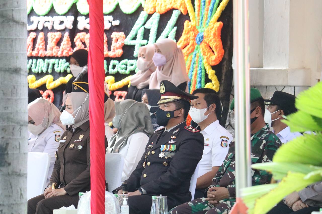 Kapolres AKBP Kadarislam Hadiri Upacara Hari Pahlawan di Pemkot Makassar