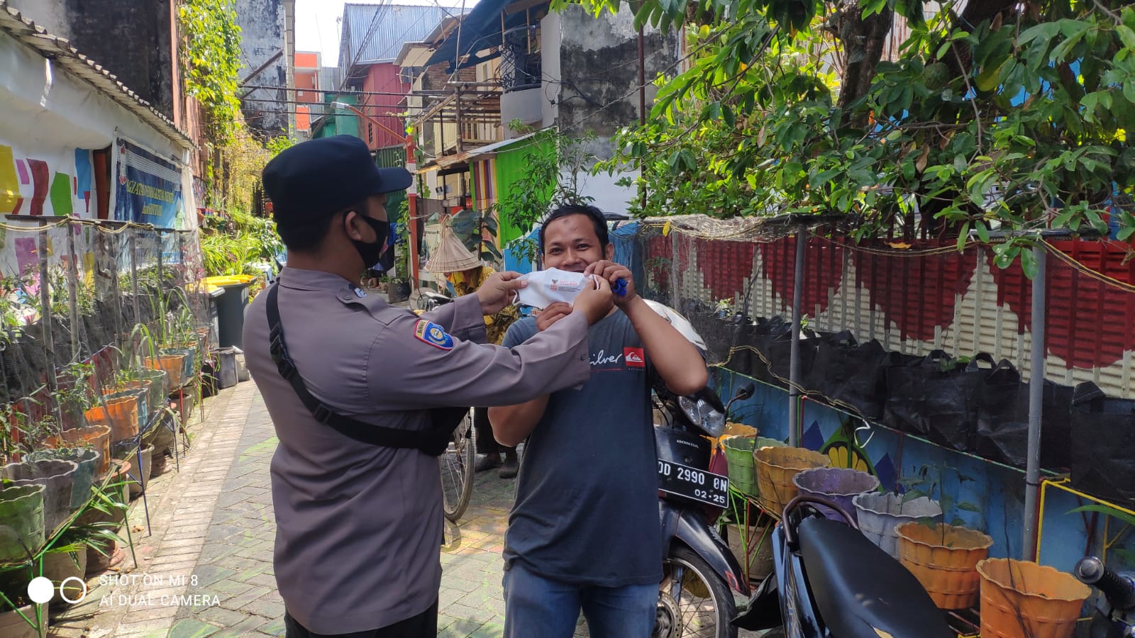 Bhabinkamtibmas Kelurahan Mampu Rutin Patroli