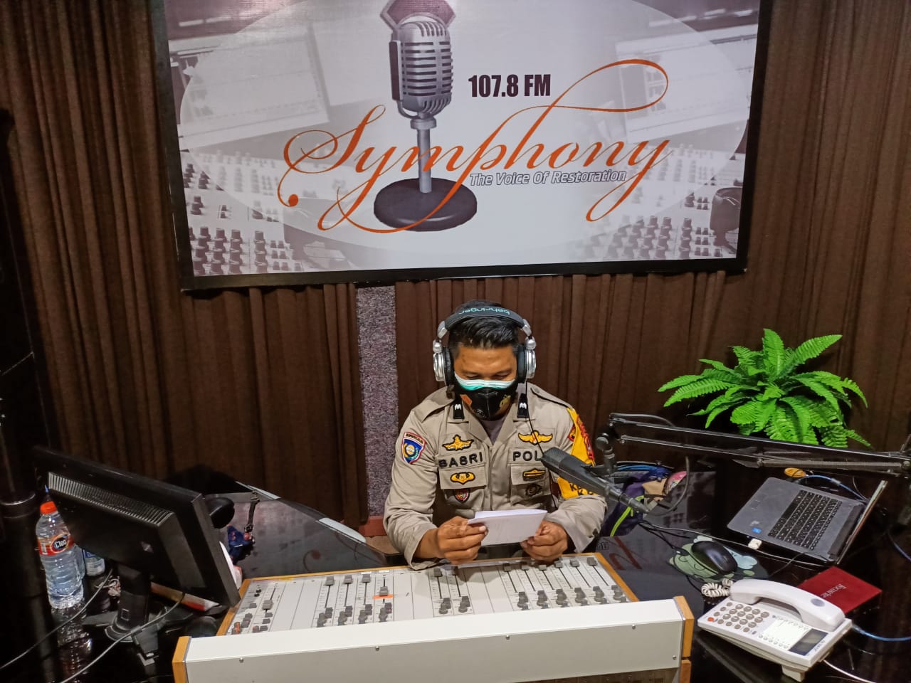 Bhabinkamtibmas Pattunuang berikan Imbauan Kamtibmas