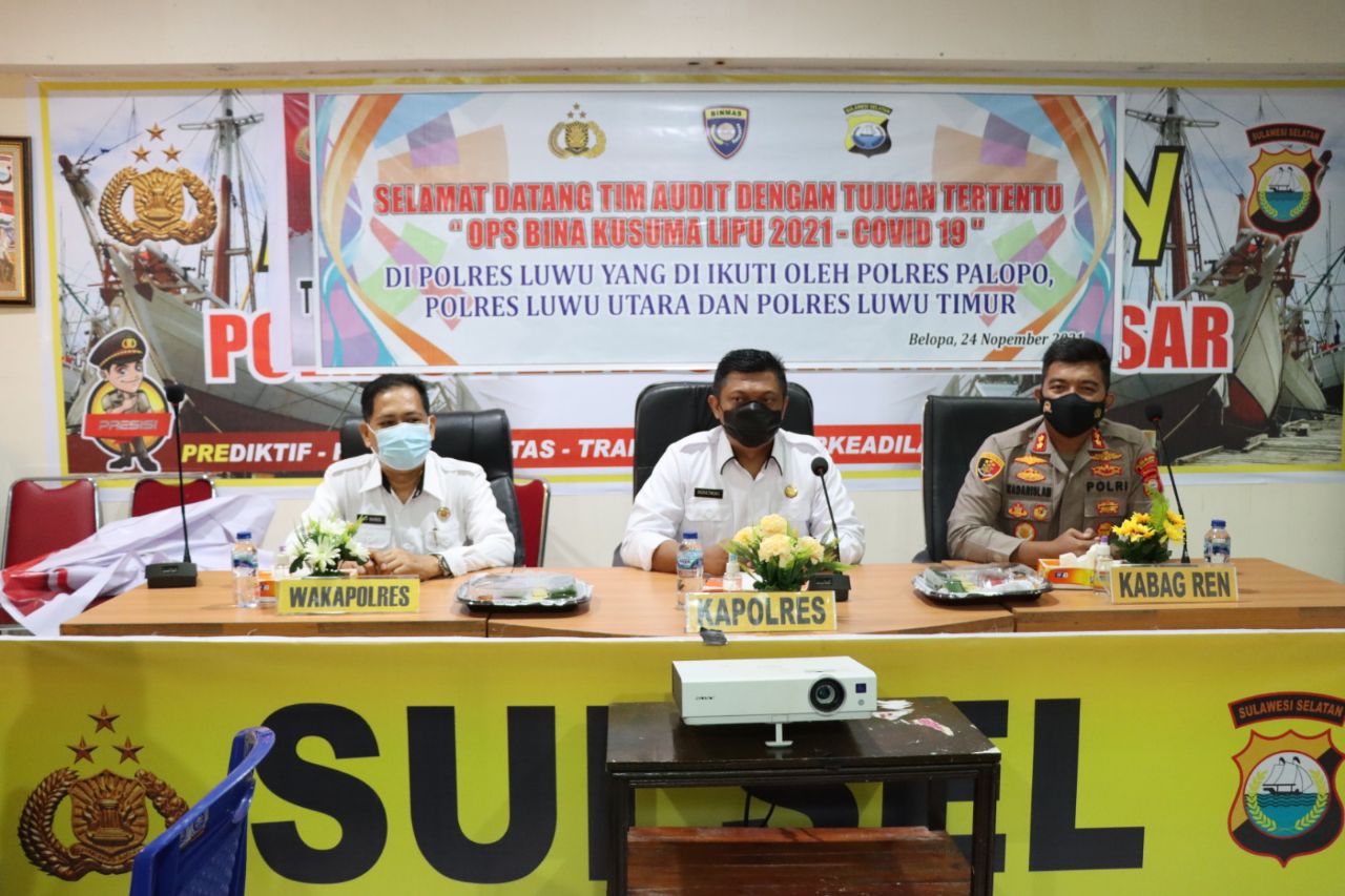 Polres Pelabuhan Makassar Terima Kunjungan Tim Wasops Irwasda Polda Sulsel