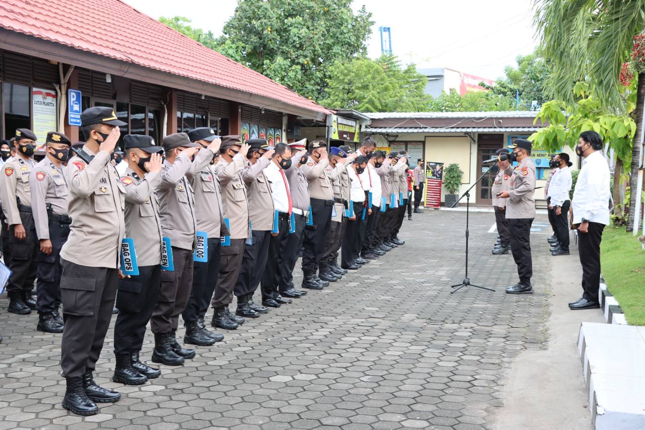 Pimpin Apel Pagi, Ini Arahan Kapolres AKBP Kadarislam kepada Personelnya