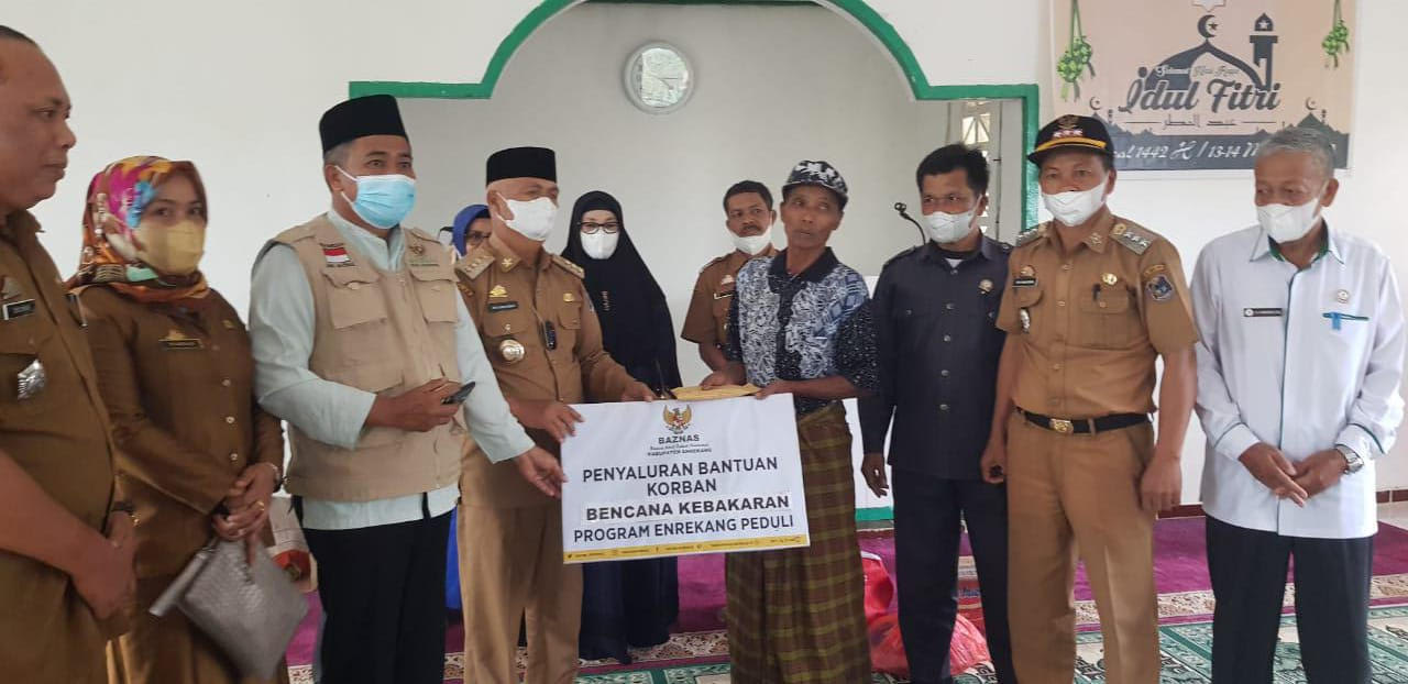Tiba Dilokasi Bencana, MB Disambut Hujan Lebat
