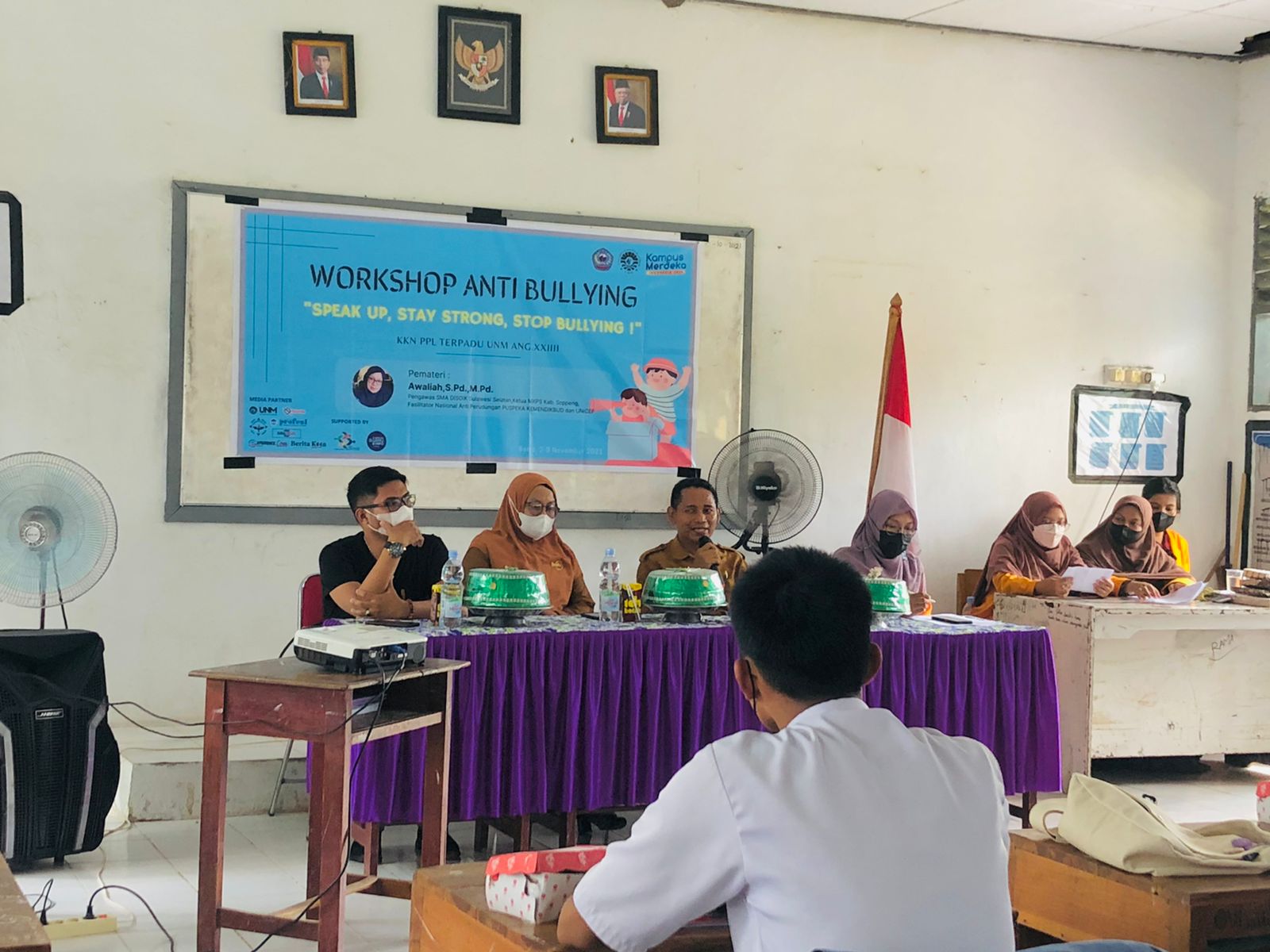KKN/PPL Terpadu UNM XXIII di SMAN 4 Barru Gelar Workshop Anti-Bully