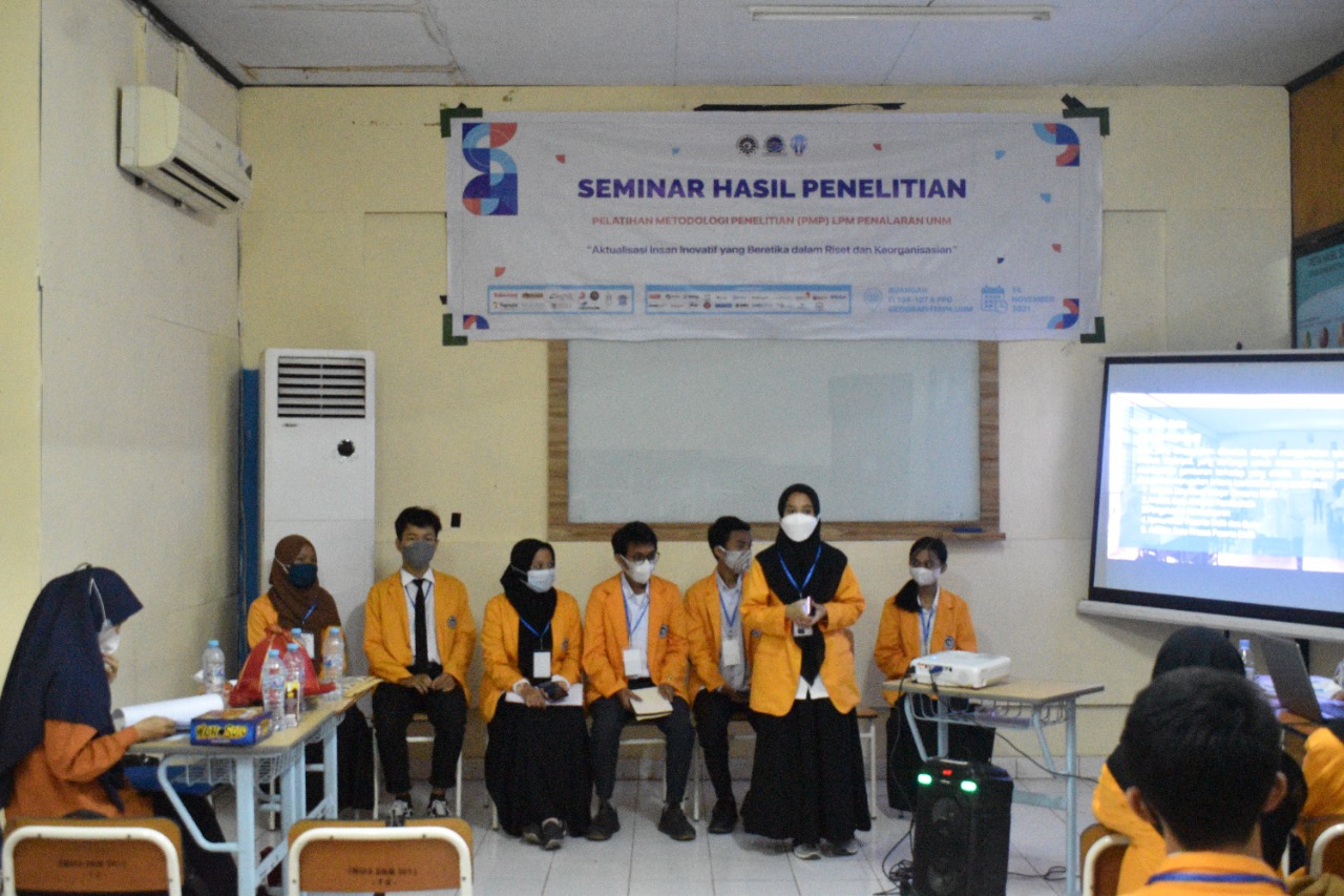 LPM Penalaran UNM Gelar Seminar Hasil Penelitian Peserta PMP-OMK XXIV