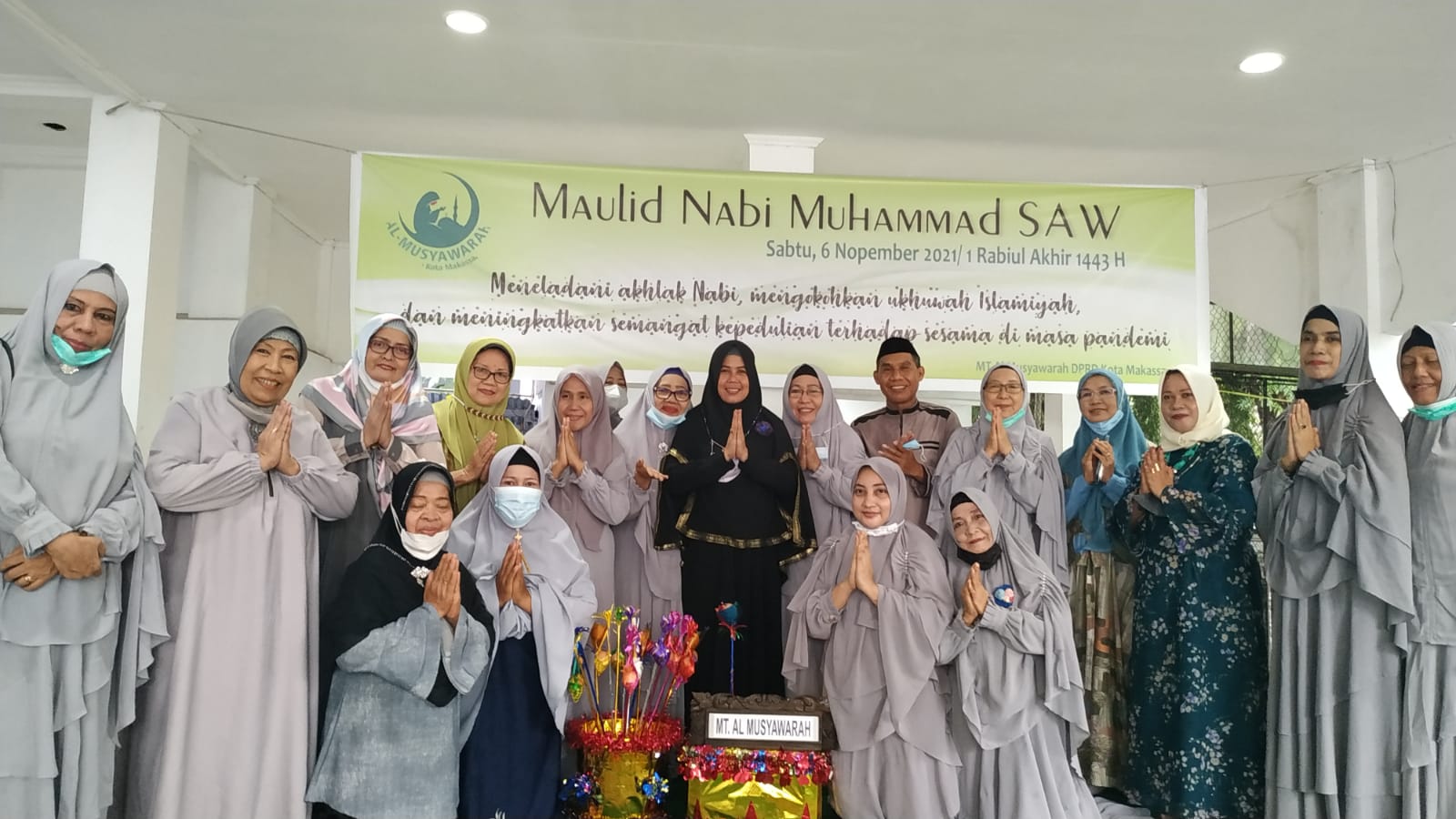 MT Masjid Al Musyawarah Gelar Maulid