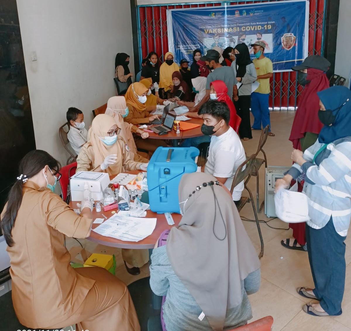 Kampus UT Makassar  Jadi Lokasi Vaksinasi Covid-19