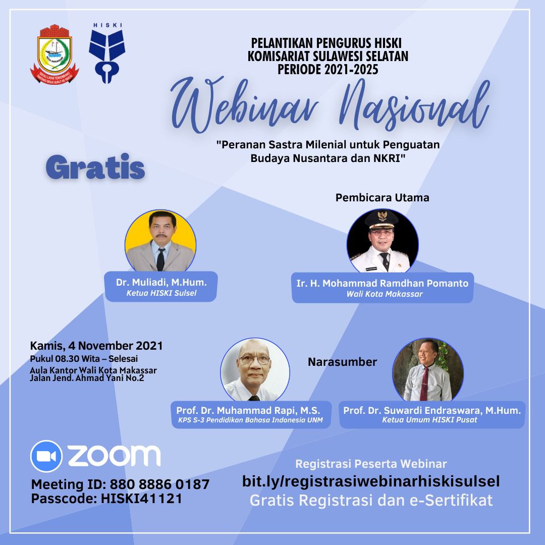 Kaprodi S-3 PBI PPs UNM Bicara Sastra Milenial