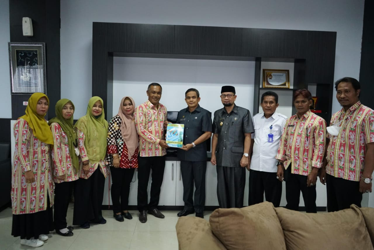 Dinas Statistik Pangkep Belajar ke Sidrap