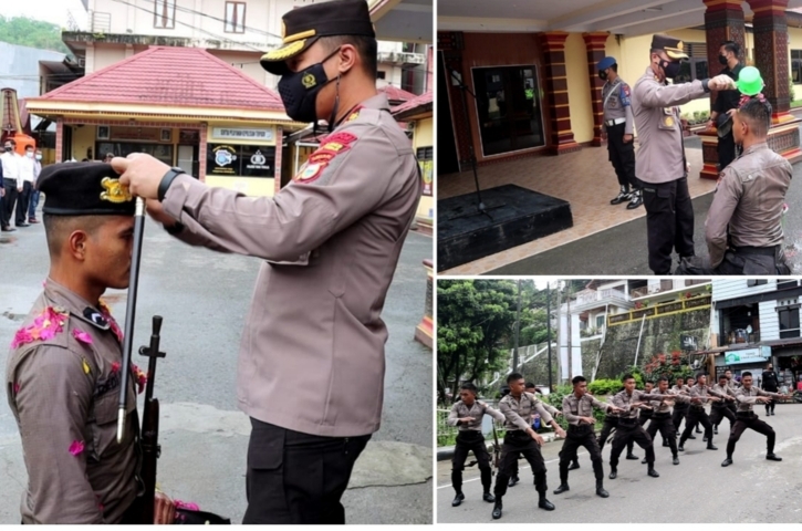 Sarly Pimpin Pembaretan Bintara Baru