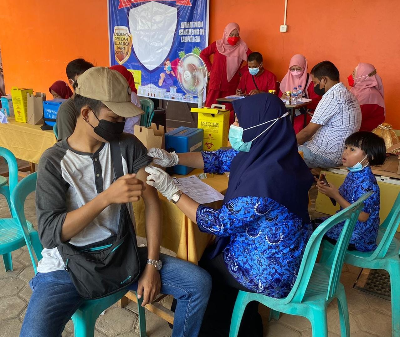 BSW Gandeng Puskesmas Somba Opu Gelar Vaksinasi Covid-19